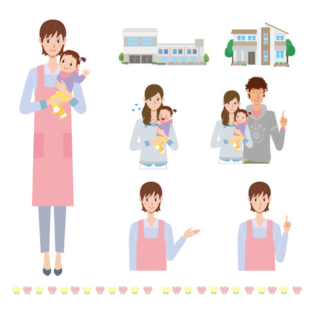parentingのイラスト素材