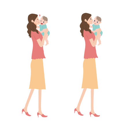 Mother and babyのイラスト素材