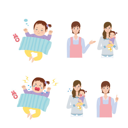 babysittingのイラスト素材