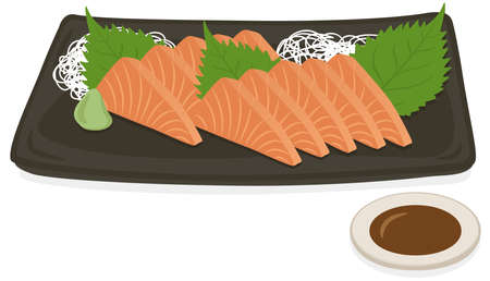 Japanese food
Assorted salmon sashimiのイラスト素材