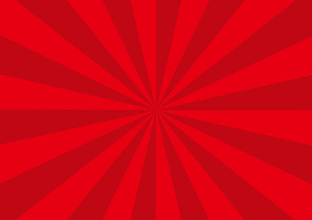 Radial concentrated line background material (red)のイラスト素材