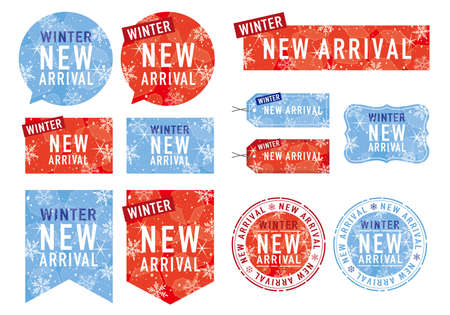 new arrival toolset (winter version)のイラスト素材