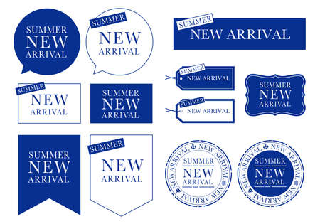 new arrival toolset (summer version)のイラスト素材