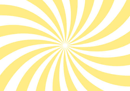 Radial concentrated line background material (yellow)のイラスト素材