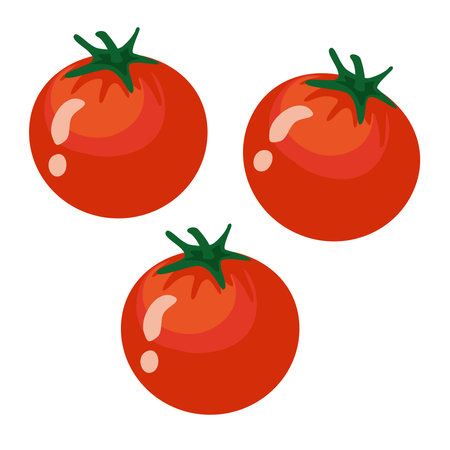 Vegetables _ Mini Tomatoesのイラスト素材