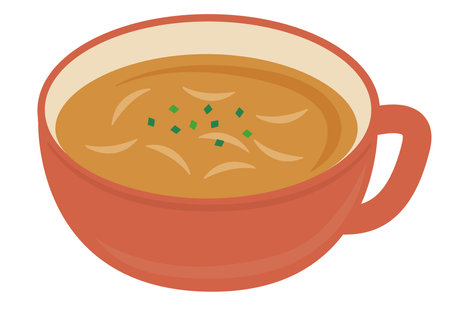 Illustration of soup
Consomme soup onion soupのイラスト素材