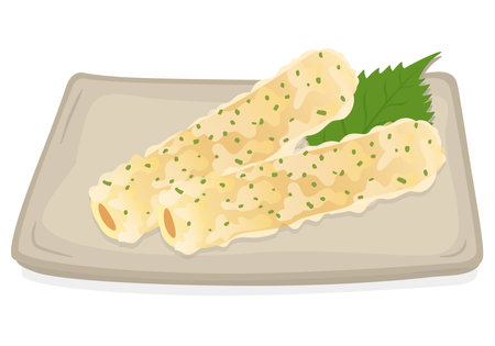 Tempura_Chikuwa's Tempura_Isobe Friedのイラスト素材