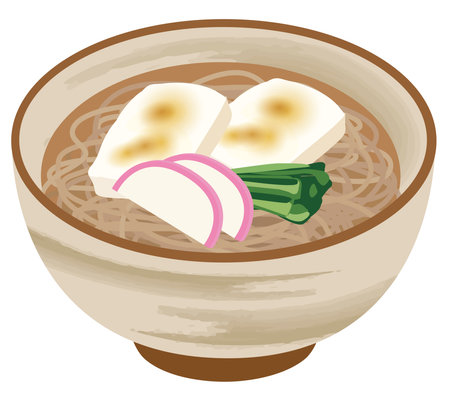 Japanese food_noodles
Chikara soba

Buckwheat with grilled mochiのイラスト素材