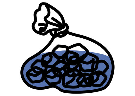 Clip art of simple ice packのイラスト素材