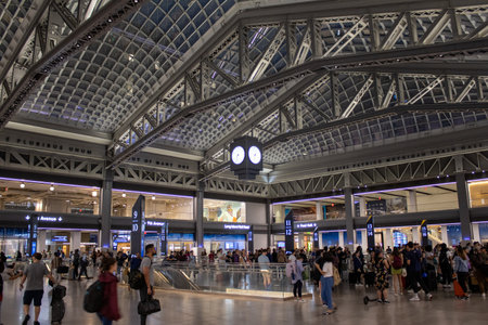 mynihan train hall nyc people publicのeditorial素材
