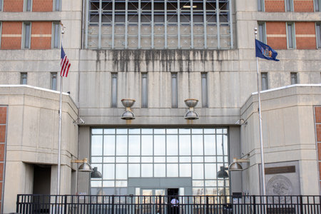 The Federal Bureau prison of mdc brooklyn.のeditorial素材