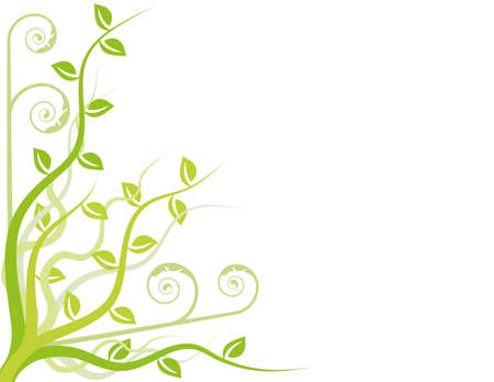 Spring floral background illustrationのイラスト素材