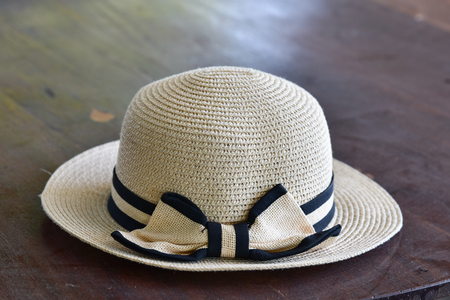 Woman hat, A hat with brim for womenの写真素材