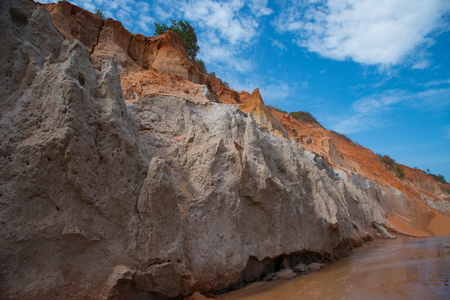 Fairy streem in Mui-Ne city, Vietnamの写真素材