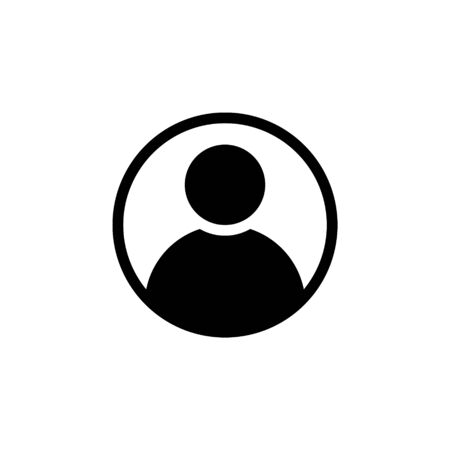 avatar icon Vector for profile photo signのイラスト素材