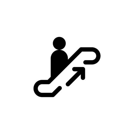 escalator icon for public sign. vector EPS10 Illustrationのイラスト素材
