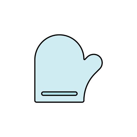 oven gloves icon vector for any purposesのイラスト素材