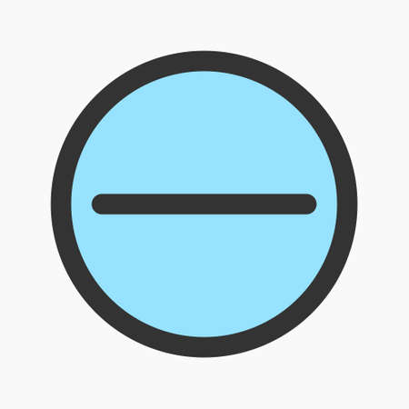 stop sign icon vector. no available sign for denied access, do not enter etc. suitable for any purposes.のイラスト素材