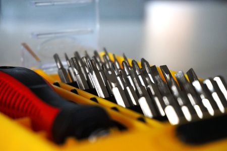 Toolset for precision repairsの写真素材