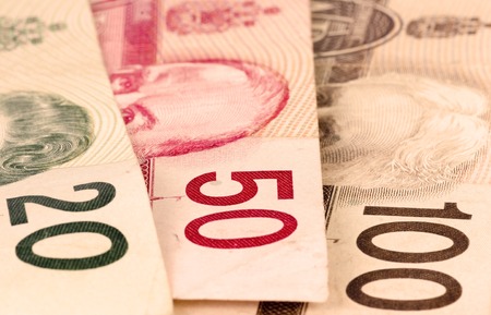 Canadian notesの写真素材