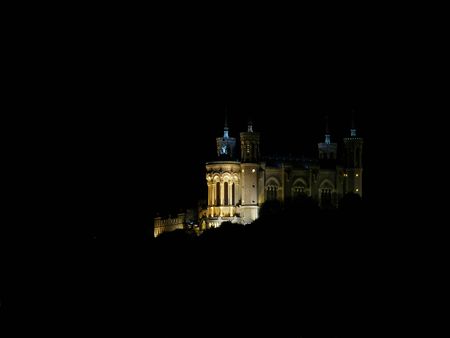 fourvière basilica at lyon in france
