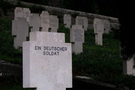 german cemetery, militaryの写真素材