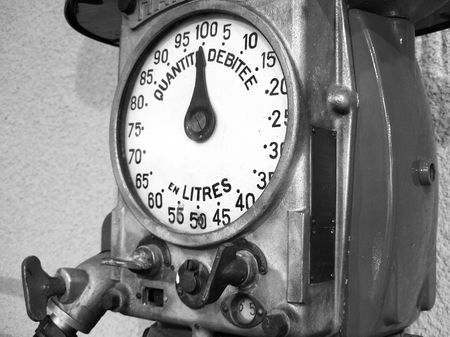 old gasoline pumpの写真素材
