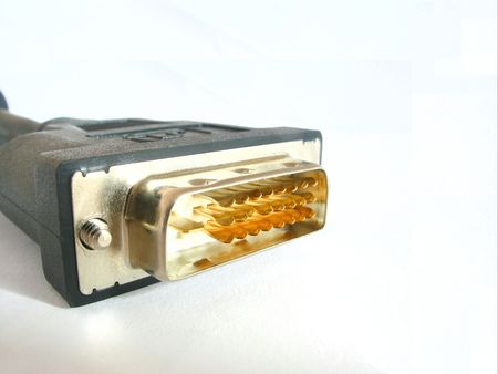 dvi cableの写真素材