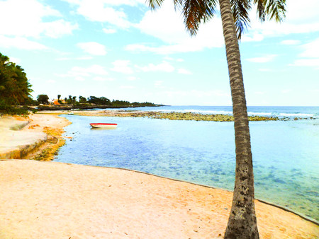 Small port in La Romana, Dominican Repubblicの写真素材