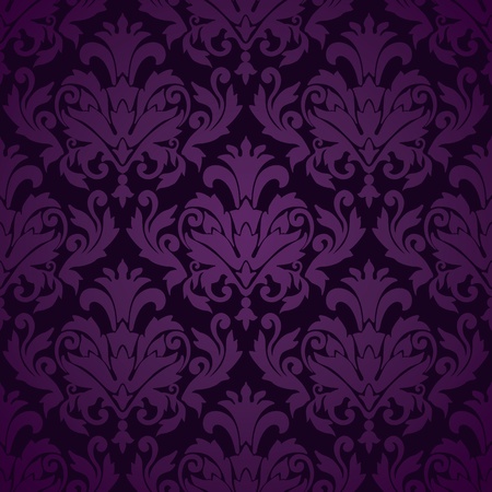 Damask wallpaper pattern のイラスト素材