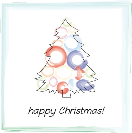 christmas treeのイラスト素材