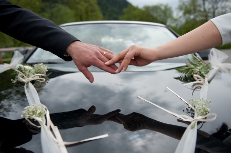 wedding ceremony, bride and groom during wedding day の写真素材