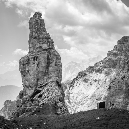 The Campanile of Val Montanaiaの写真素材