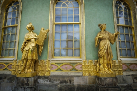 Chinese tea house in Sanssouci Park  Potsdam, Germany のeditorial素材