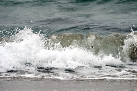 Wave on the beachの写真素材