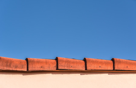 Sky & Red Roof Top Edge