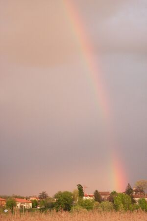 Rainbow after the rainの写真素材