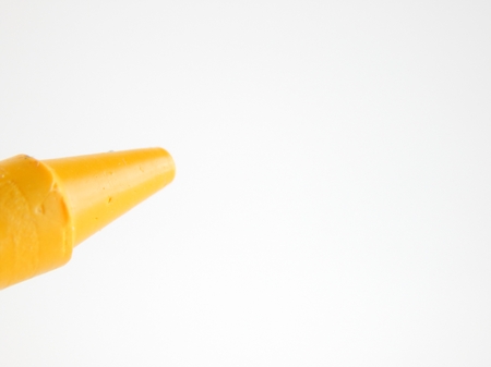 This is a picture of a crayon isolated on a white background.の写真素材