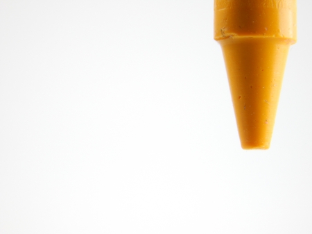 This is a picture of a crayon isolated on a white background.の写真素材