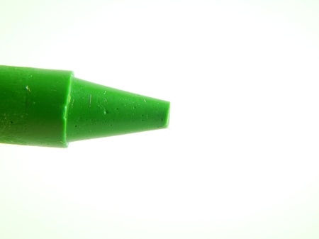 This is a picture of a crayon isolated on a white background.の写真素材