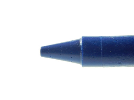 This is a picture of a crayon isolated on a white background.の写真素材
