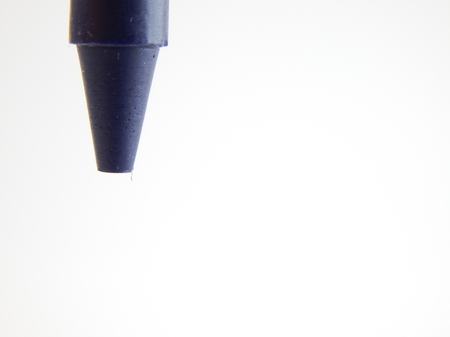 This is a picture of a crayon isolated on a white background.の写真素材