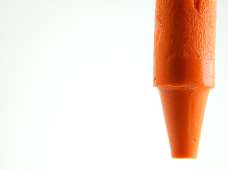 This is a picture of a crayon isolated on a white background.の写真素材