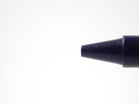 This is a picture of a crayon isolated on a white background.の写真素材