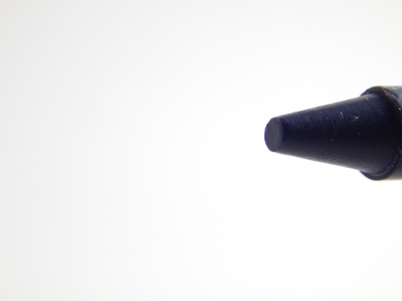 This is a picture of a crayon isolated on a white background.の写真素材