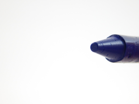 This is a picture of a crayon isolated on a white background.の写真素材