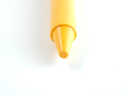 This is a picture of a crayon isolated on a white background.の写真素材
