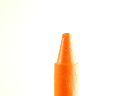 This is a picture of a crayon isolated on a white background.の写真素材