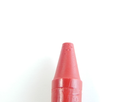 This is a picture of a crayon isolated on a white background.の写真素材