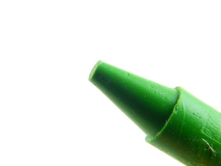 This is a picture of a crayon isolated on a white background.の写真素材